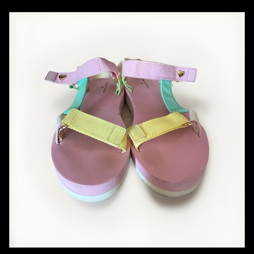 Stoney Clover Lane x Target Womens Sandals Multicolor Sport Adjustable Size 6